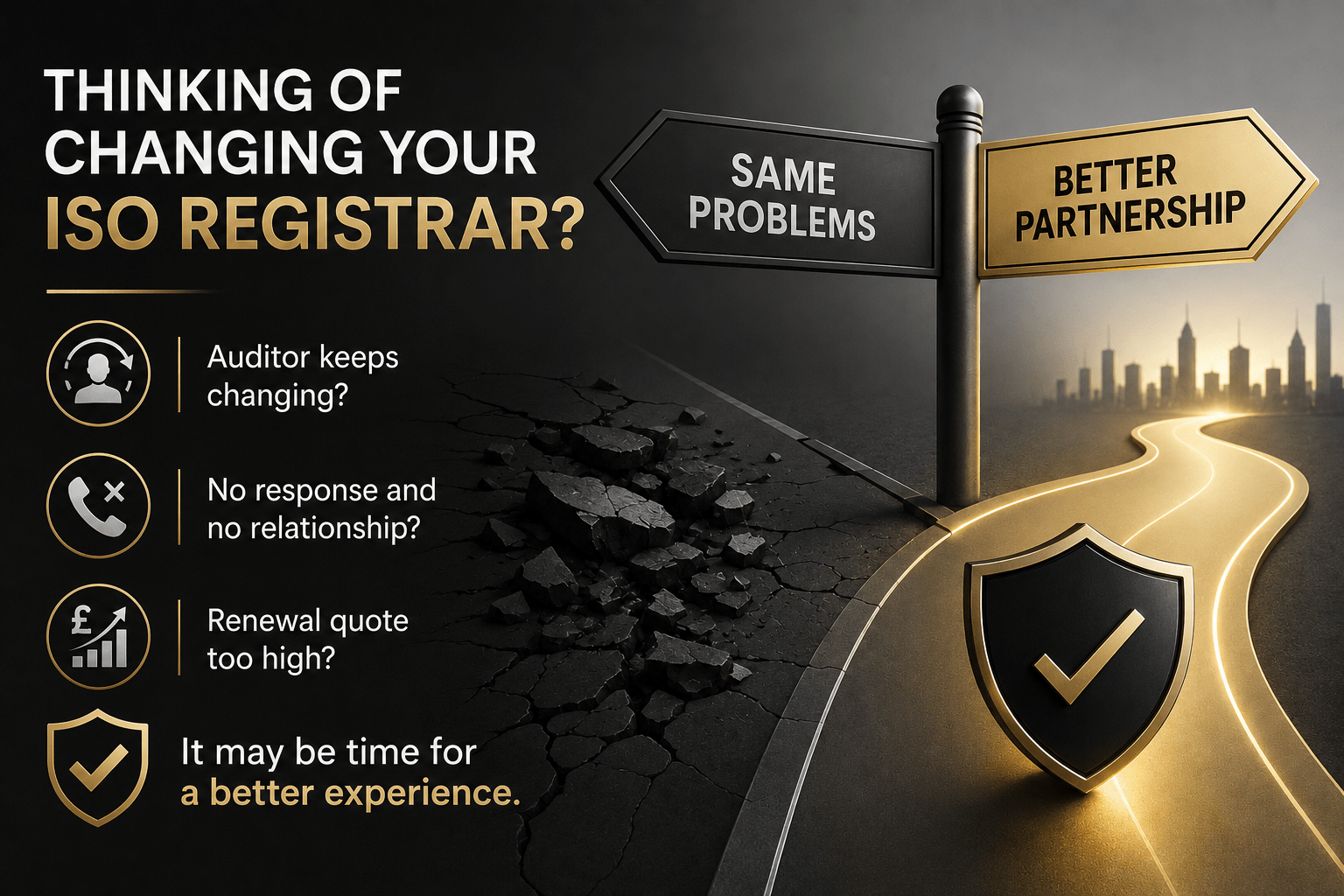 Thinking of Changing Your ISO Registrar? Compliance Managers - Thinking of Changing Your ISO Registrar?