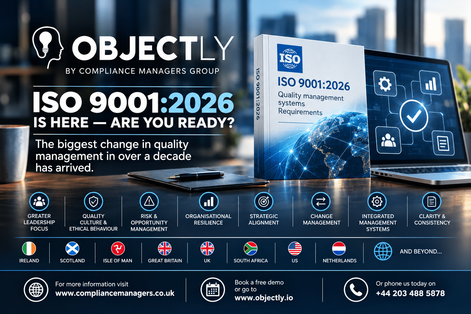 Compliance Managers - ISO 9001:2026 HAS LANDED — ARE YOU PREPARED?